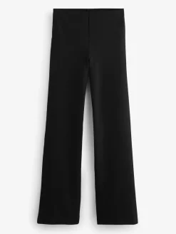 Next Smoothing Ponte Jersey Wide Leg Trousers Black Best