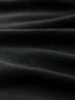 Next Black Soft Touch V-Neck Cotton Rich Jumpers 2 Pack New