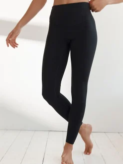 Next Sports Dry Tech Tummy Control High Waist Full Length Legging Black New
