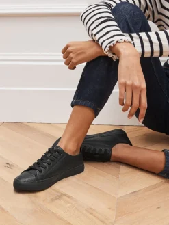 Next Standard Fit Patent Baseball Trainers Black Discount