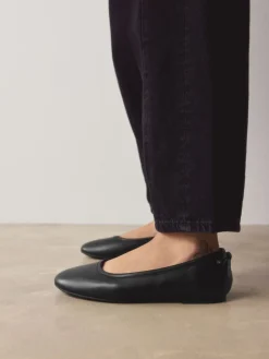 Next Standard/Wide Fit Ballerina Shoes Black Clearance