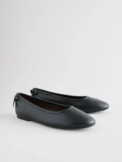 Next Standard/Wide Fit Ballerina Shoes Black Clearance