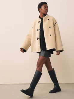 Next Standard/Wide Fit Forever Comfort® Buckle Detail Riding Boots Black