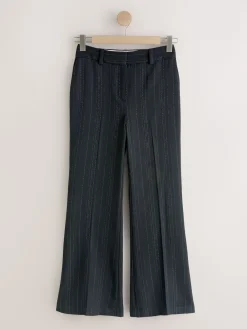 Next Black Striped Flared Trousers Sale