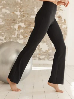 Next Supersoft Dry Tech Flared Yoga Sports Leggings Black Discount