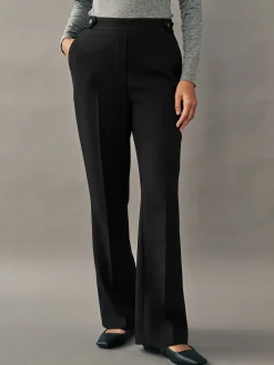 Next Black Tailored Bootcut Trousers Hot