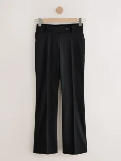 Next Black Tailored Hourglass Bootcut Trousers with Wool New
