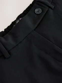 Next Black Tailored Hourglass Bootcut Trousers with Wool New