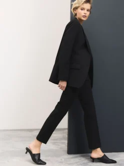 Next Tailored Single Breasted Blazer With Wool Black Hot