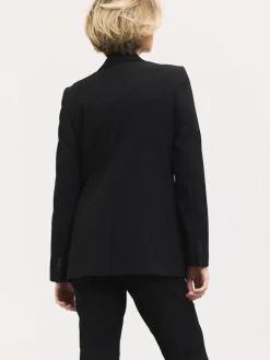 Next Tailored Single Breasted Blazer With Wool Black Hot