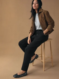 Next Black Tapered Jersey Joggers Outlet