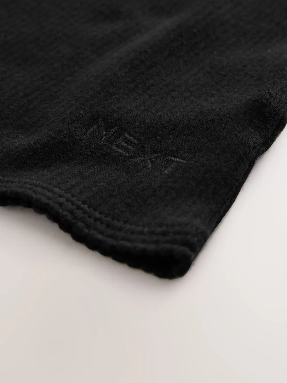 Next Thermal Maximum Warmth Cosy Ribbed Vest Black