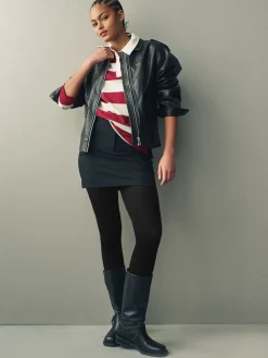 Next Black Thermal Wool Blend Knitted Tights 1 Pack Outlet