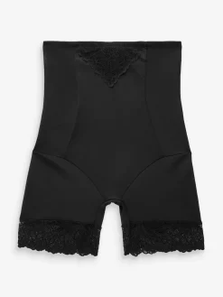 Next Thigh Smoother Short Firm Tummy Control Shaping Briefs Black New