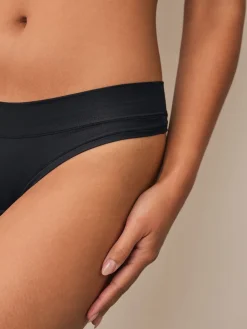 Next Black Thong Ultimate Comfort Knickers 2 Pack Outlet