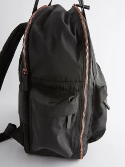 Next Black Travel Backpack Clearance