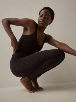 Next Black Tummy Control Seamless Shaping Leggings Clearance