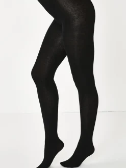 Next Warm Handle Knitted Tights 2 Pack Black Best