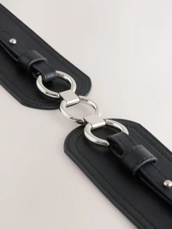 Next Wide Corset Belt Black Clearance