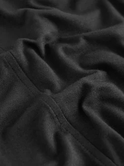 Next Wide Leg Jersey Joggers Black Discount