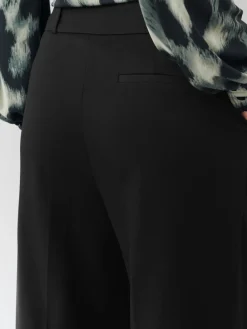 Next Black Wide Leg Tailored Trousers Hot