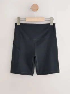 Next Sports Dry Tech Tummy Control Shorts Black With Pockets Online