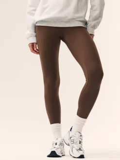 Next Full Length Leggings 2 Pack Black/Brown Hot