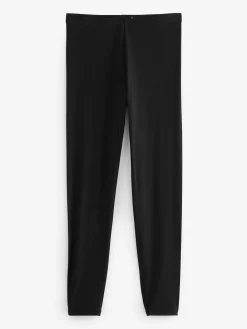 Next Full Length Leggings 2 Pack Black/Brown Hot