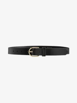 Next Black/Gold Regular Leather Belt Clearance