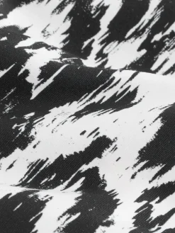 Next Black/Monochrome Ikat High Neck Swimsuit 2 Pack