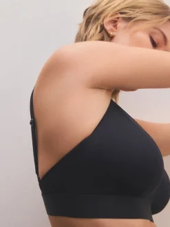 Next Bralette DD+ Ultimate Comfort Non Wire Bralettes 2 Pack Black/Nude Sale