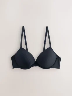 Next Black/Nude Push Up Pad Plunge A-E Smoothing Ultimate Comfort Bras 2 Pack