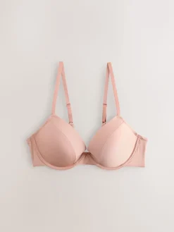 Next Black/Nude Push Up Pad Plunge A-E Smoothing Ultimate Comfort Bras 2 Pack