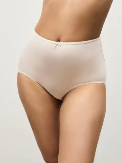 Next Black/Pastel Rose Nude/White Full Brief Cotton Rich Knickers 5 Pack Outlet