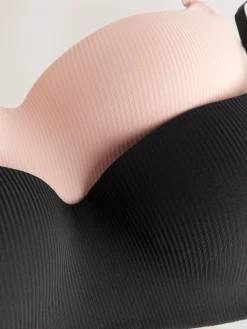 Next Light Pad Non Wire Ultimate Comfort Bras 2 Pack Black/Pink Sale