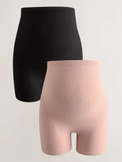Next Black/Pink Short Maternity Short Knickers 2 Pack Online