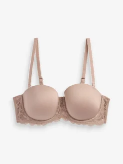 Next A-E Light Pad Strapless Multiway Bras 2 Pack Black/Praline Nude Sale