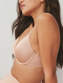 Next Black/Praline Nude Full Cup A-E Smoothing Ultimate Comfort Bras 2 Pack Sale