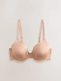 Next Black/Praline Nude Full Cup A-E Smoothing Ultimate Comfort Bras 2 Pack Sale
