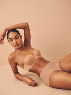 Next Midi No VPL Comfort Knickers 3 Pack Black/Praline Nude/Chocolate Nude Online