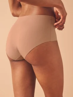 Next Midi No VPL Comfort Knickers 3 Pack Black/Praline Nude/Chocolate Nude Online