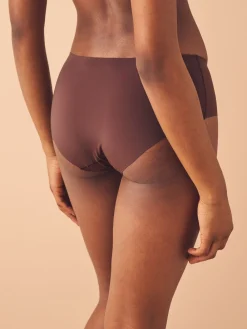 Next Short No VPL Comfort Knickers 3 Pack Black/Praline Nude/Chocolate Nude Discount