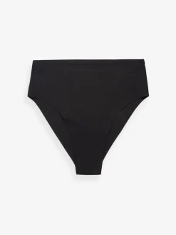 Next High Waist High Leg No VPL Comfort Knickers 3 Pack Black/Praline Nude/Chocolate Nude Discount