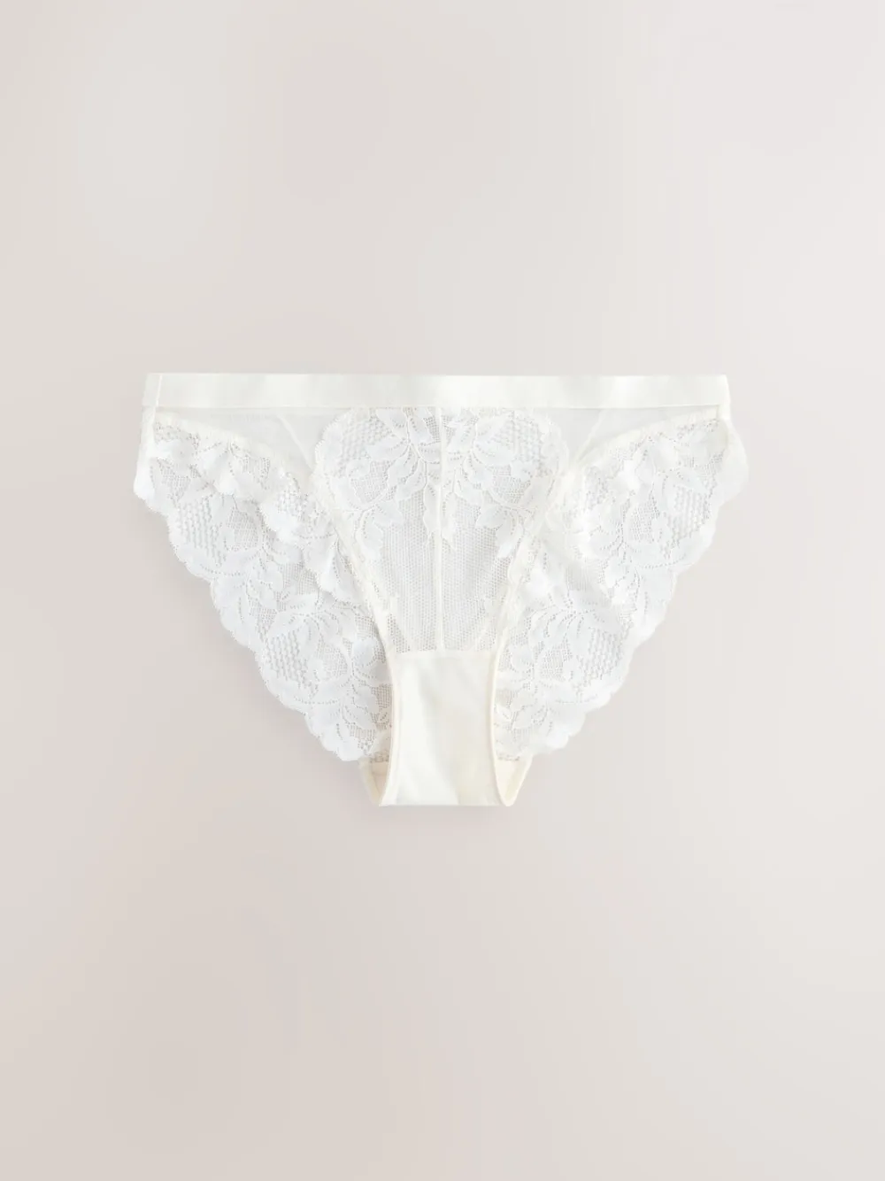 Next Lace Knickers 3 Pack Black/Red/Cream Discount