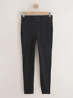 Next Full Length Jersey Denim Leggings 2 Pack Black/Rinse Blue Clearance