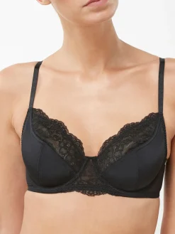 Next 2 Pack Non Pad Full Cup Bras Black/White Outlet