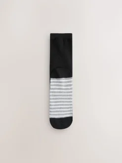 Next Black/White Spots/Stripe Footbed Ankle Socks 4 Pack Black/WhiteSpots/Stripe Best