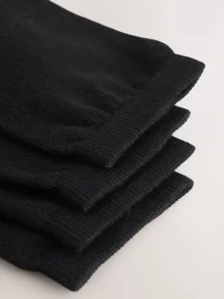 Next Black/White Spots/Stripe Footbed Ankle Socks 4 Pack Black/WhiteSpots/Stripe Best