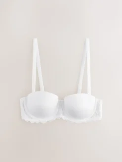 Next A-E Light Pad Strapless Multiway Bras 2 Pack Black/White