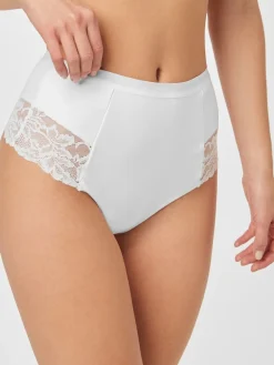 Next Black/White Cotton Tummy Control Shaping Thong Knickers 2 Pack Online